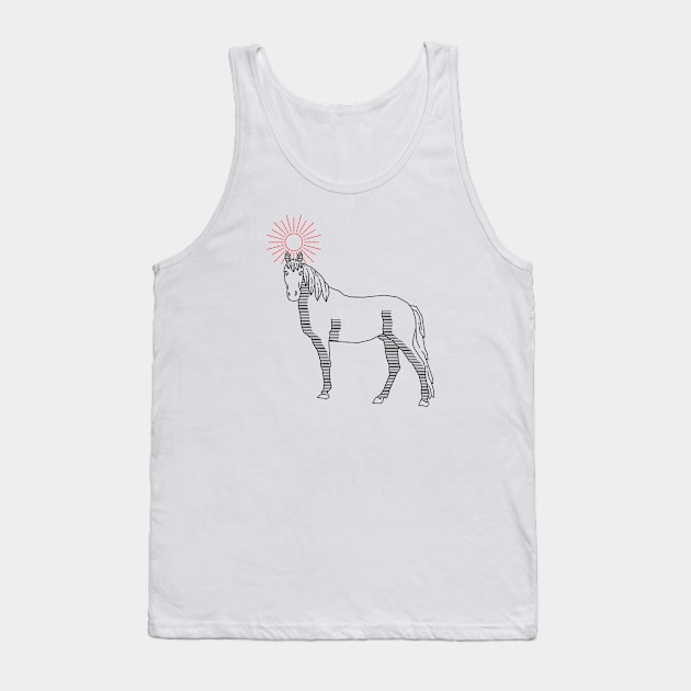 horse : line art Tank Top by Shankara